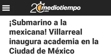Nota de Mediotiempo